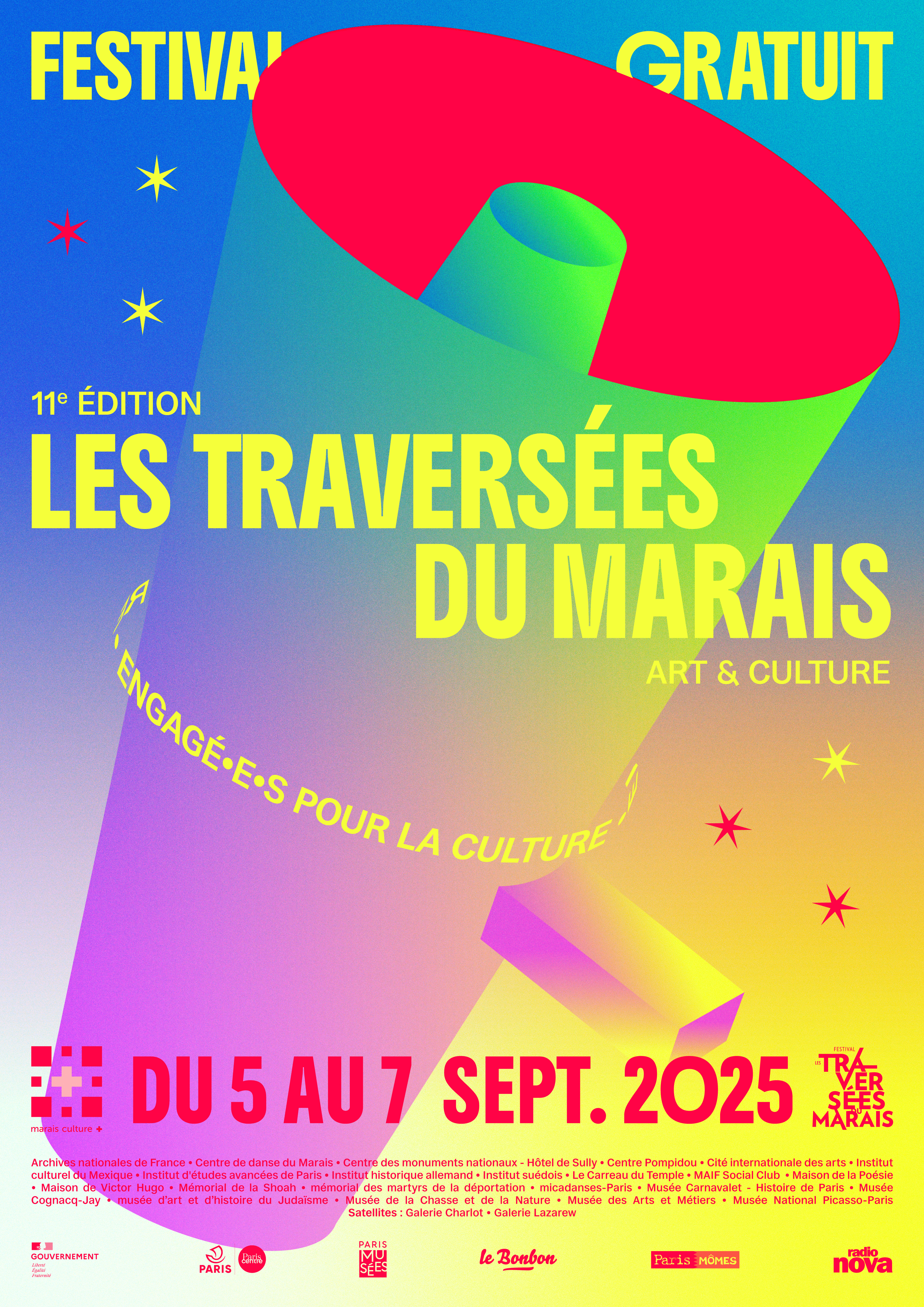 Affiche Traversées du Marais 2025